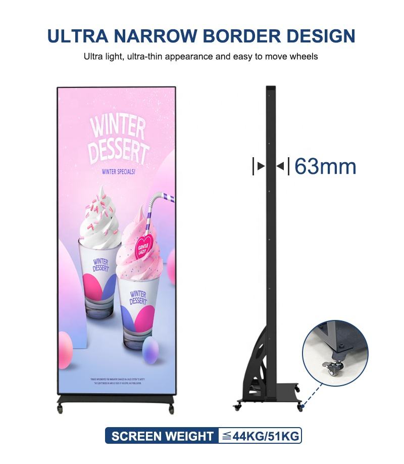 Ultra narrow border design