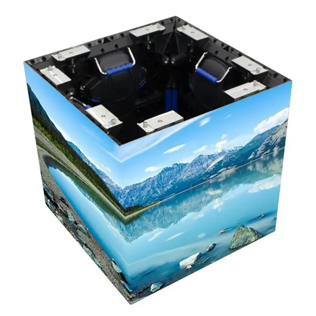P3.91 Indoor High Quality LED Cube Screen for Advertising