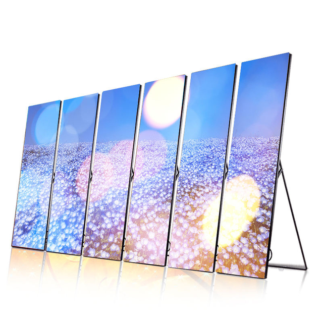 Factory Good Price Slim New Design Aluminum LED Poster Screen