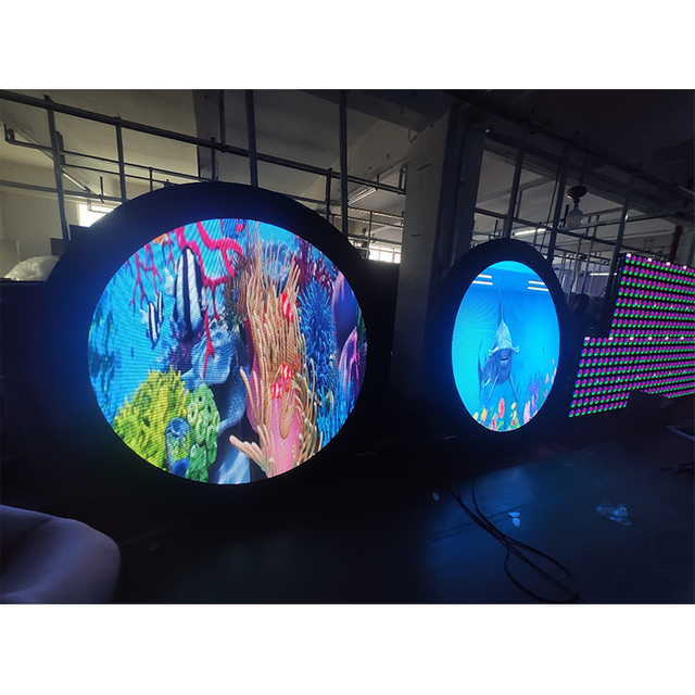 Indoor Full Color Advertising Customized Circle Round Screen LED Display