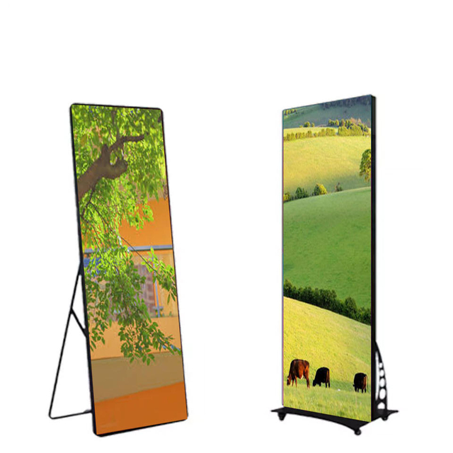 Commercial Portable Smart Light Weight Poster Led Display for Advertising