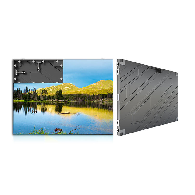 3840hz refresh magnetic front service cabinet videos indoor led display