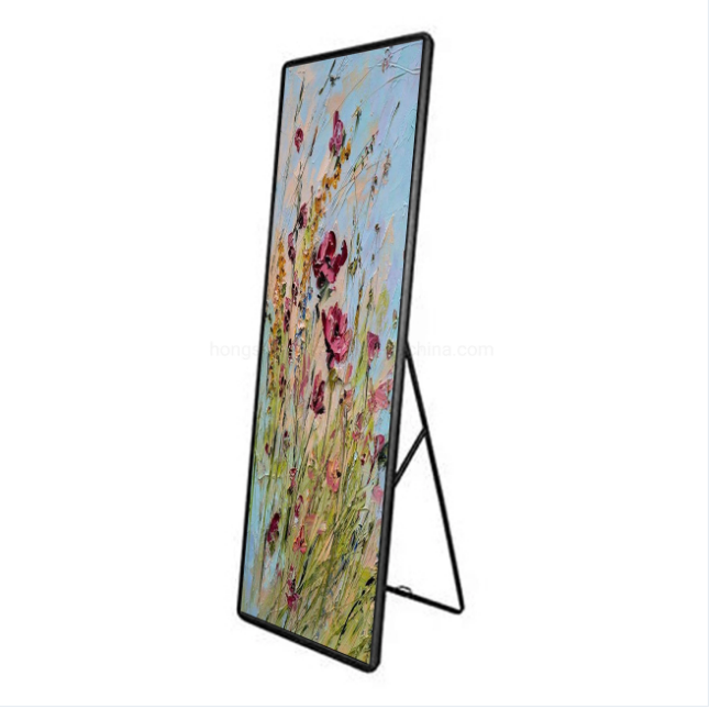Portable Premium Durable Material Movable Frame Led Panel Poster Display