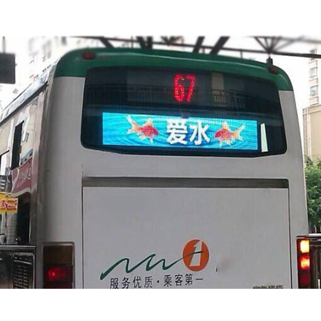 High Brightness Full Color Advertisement Led Bus Display