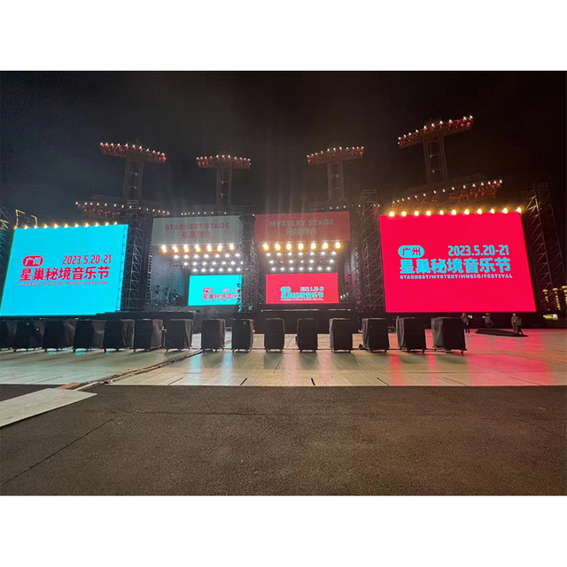 Outdoor Large Fixed Rental Stage HD Player for Customized Led Display