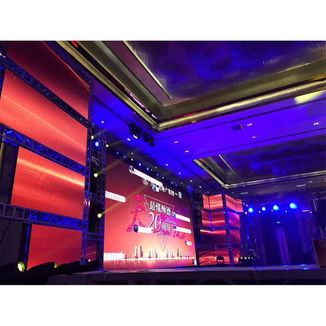 Indoor Rental Advertising Billboard Background Video Wall LED Display 