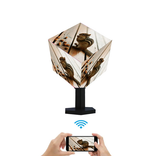 5 sided smart control magic cubic box led display screen for commercial advertising