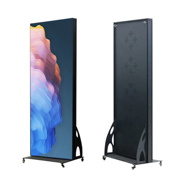 Colorful Energy Portable Flooring Standing Indoor Magnet Led Poster Screen
