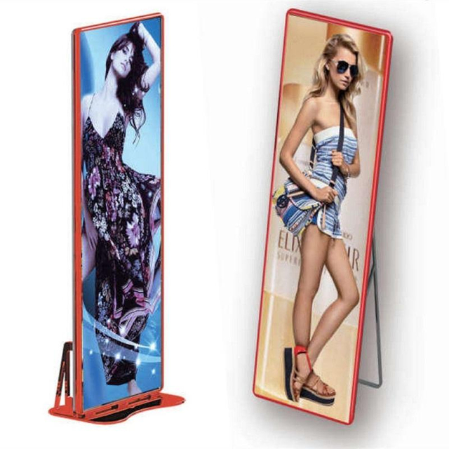 Portable Premium Durable Material Movable Frame Led Panel Poster Display